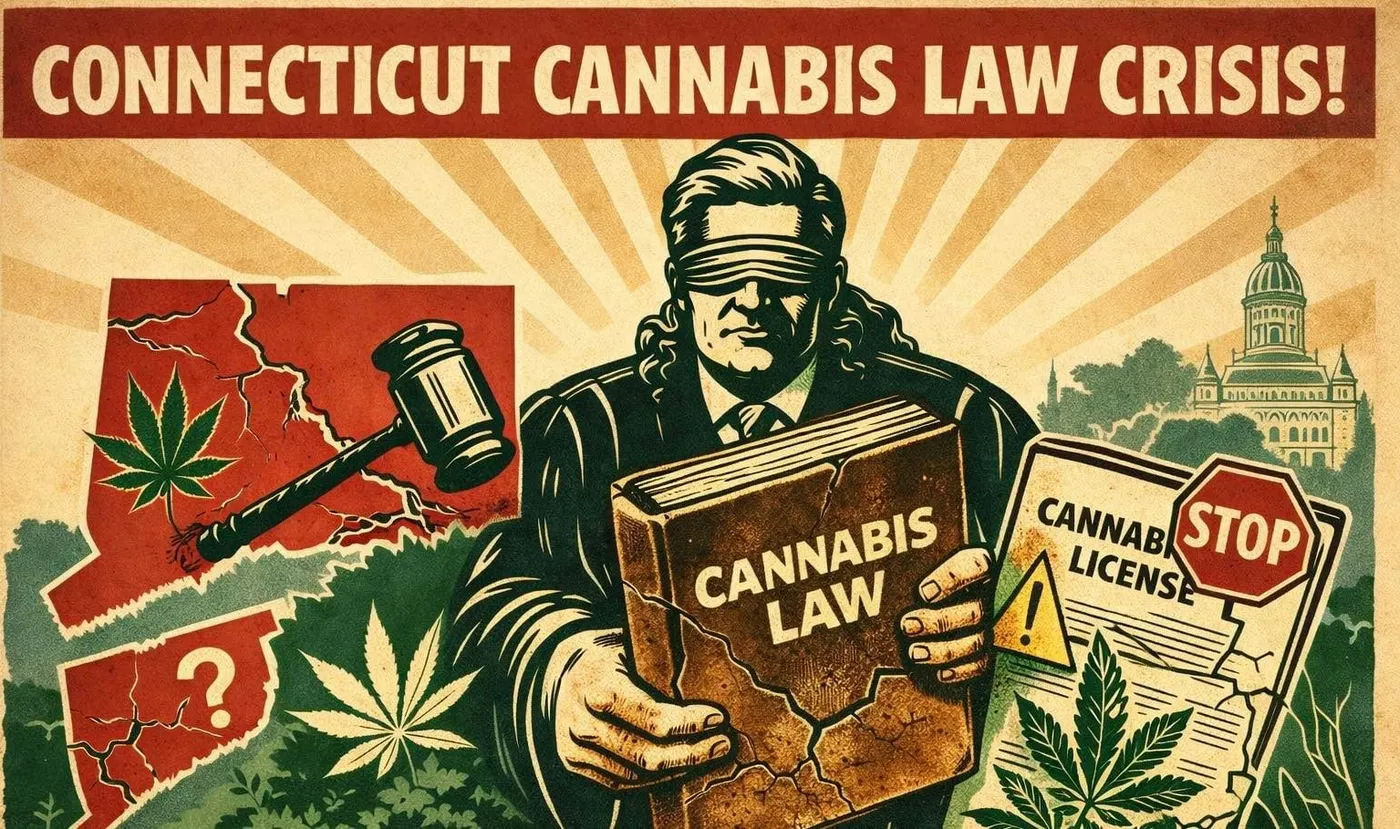 Image accompanying: Two Federal Cases Could Force Connecticut to Rebuild Its Cannabis Law