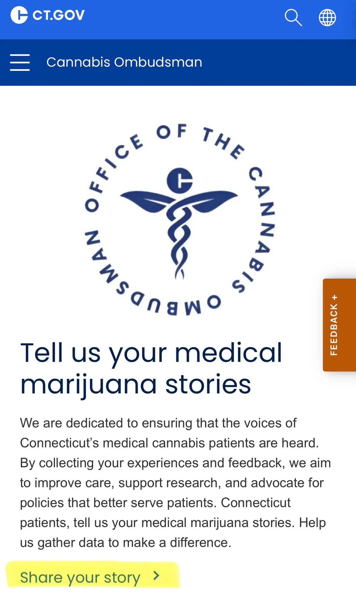 Image accompanying: Medical Patients: Read This Before Sharing Your Story With the Cannabis Ombudsman